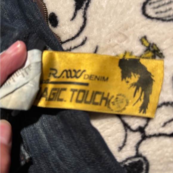 Raw trendy modern blue jeans - Picture 4 of 7